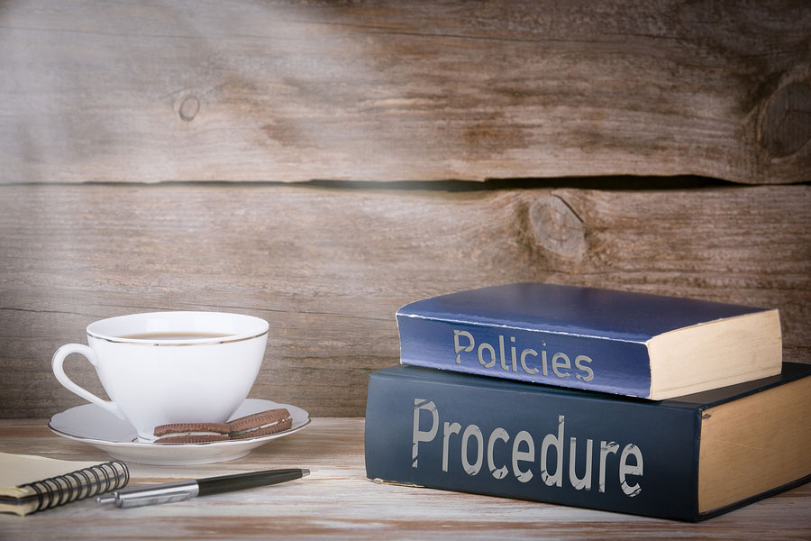 Policy and procedure books