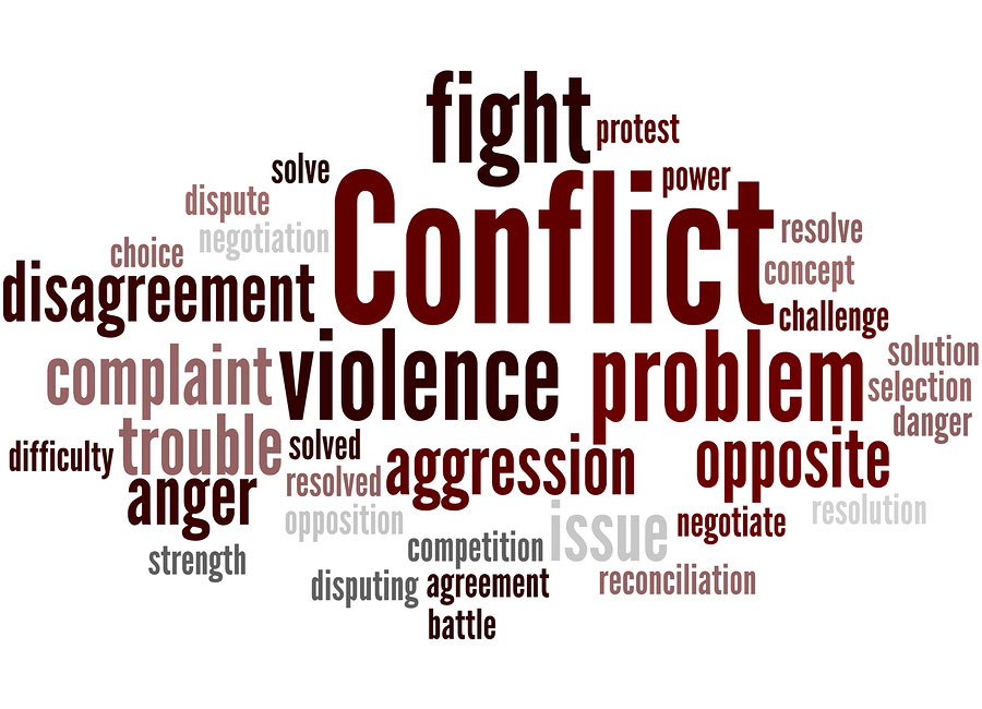 Word picture about conflict