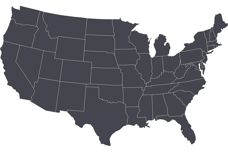 Map of the United States