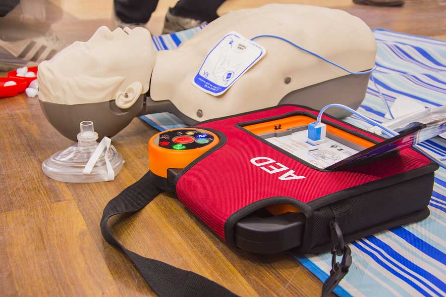 Dummy and AED machine